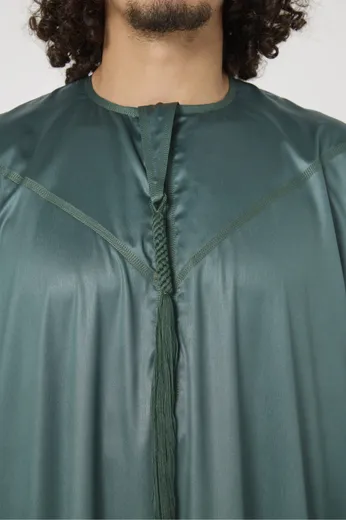 Détail qamis vert, Dini Store